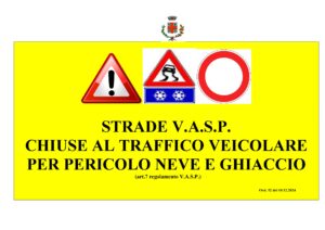 Avviso chiusura strade VASP